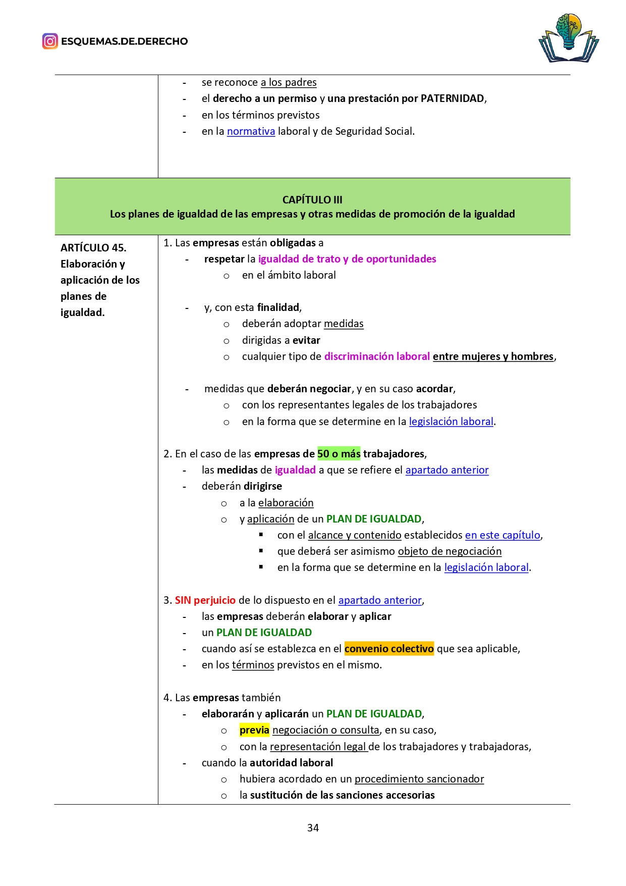 Ley Orgánica 3/2007, para la Igualdad Efectiva de Hombres y Mujeres - Imagen 7