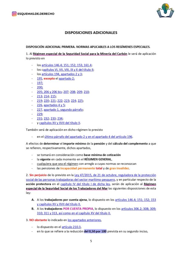 Ley General Seguridad Social. Tomo III. Disposiciones Adicionales, Transitorias y Finales - Imagen 2