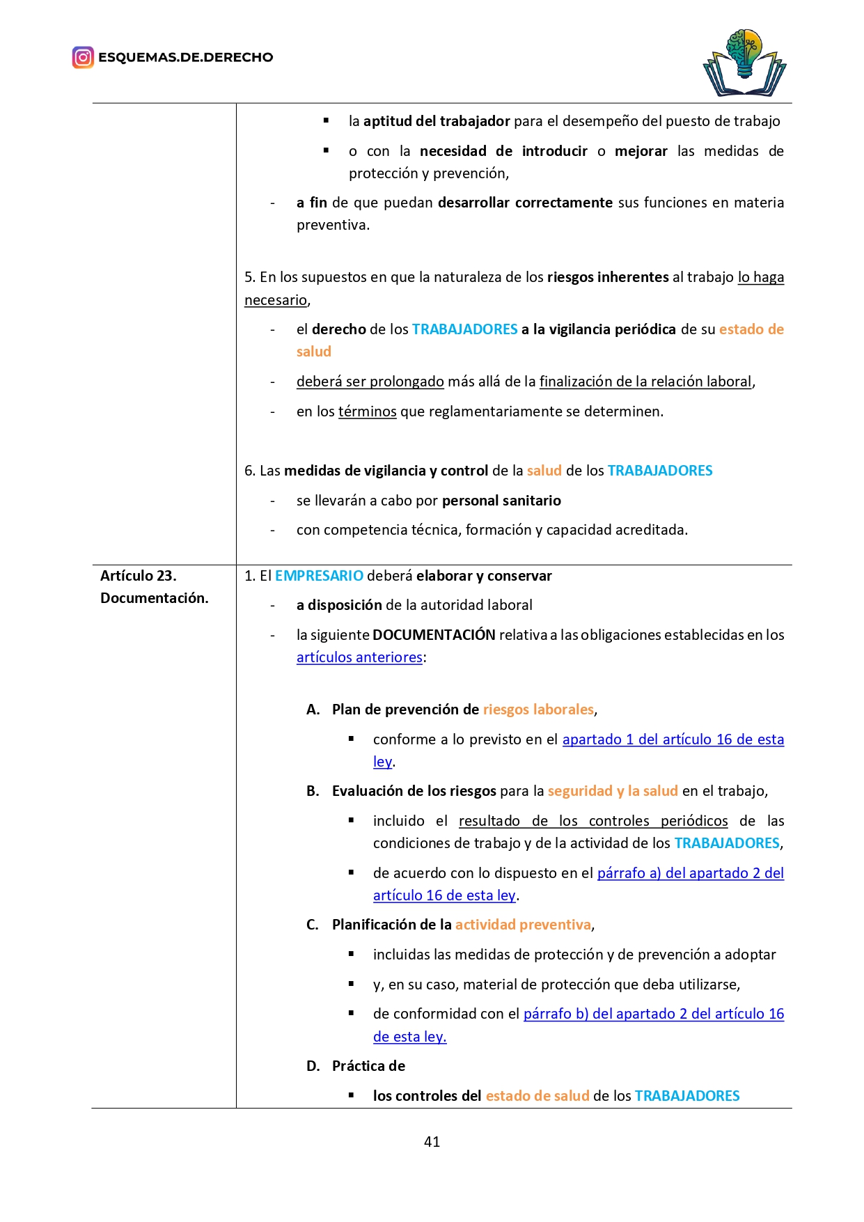 Ley de Prevención de Riesgos Laborales - Imagen 6