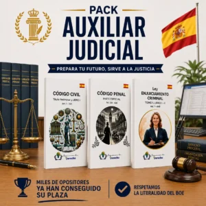 Pack Oposición - Cuerpos de Auxilio Judicial de la Administración de Justicia