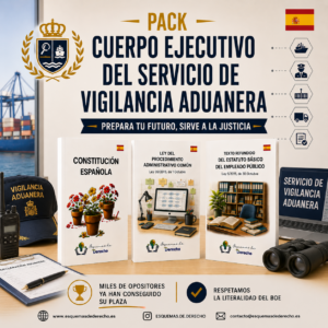 Pack Oposición - Cuerpo Ejecutivo del Servicio de Vigilancia Aduanera