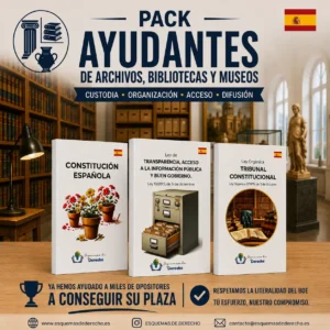 Pack Oposición - Cuerpo de AYUDANTES DE ARCHIVOS, BIBLIOTECAS Y MUSEOS