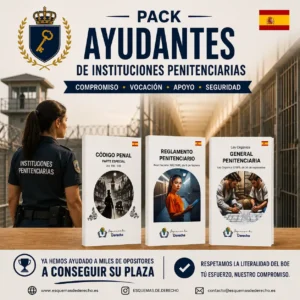 Pack Oposición - Cuerpo de AYUDANTES INSTITUCIONES PENITENCIARIAS