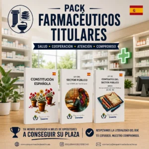 Pack Oposición - Cuerpo de Farmacéuticos Titulares