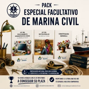 Pack Oposición - ESPECIAL FACULTATIVO DE MARINA CIVIL