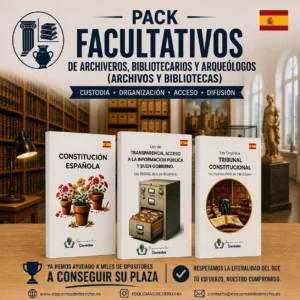 Pack Oposición -  FACULTATIVO DE ARCHIVEROS, BIBLIOTECARIOS Y ARQUEÓLOGOS (ARCHIVOS Y BIBLIOTECAS)