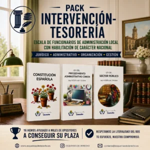 Pack Oposición - INTERVENCIÓN-TESORERÍA (Escala de funcionarios de Administración Local con habilitación de carácter nacional) 