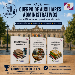 Pack Oposición - Cuerpo de Auxiliares.  Diputación Provincial de León